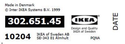 PATRULL KLÄMMA safety gate extension label