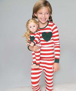 Christmas red and white pajamas