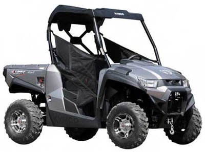 KYMCO utility vehicle model UXV 450i LE (gray, gold and matte black)