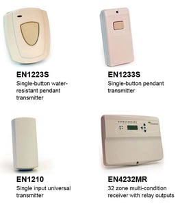 Inovonics transmitters and receivers