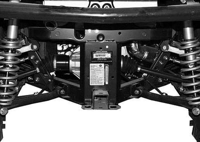 Serial number located at the rear of the machine above the hitch