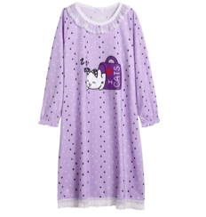 Recalled Arshiner nightgown - "Sleeping cat in cup" print