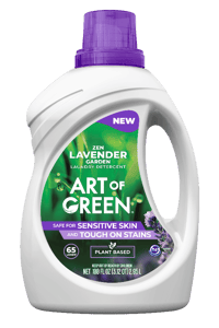 Recalled Art of Green Zen Lavender Garden laundry detergent in 100-ounce bottles