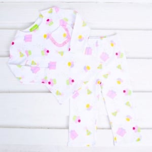 Recalled Classic Whimsy - Birthday Ruffle Pocket Pajamas