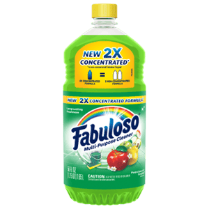 Recalled Fabuloso Multi-Purpose Cleaner 2X Concentrated Formula, Passion of Fruits Scent, 33.8 fl oz, 56 fl oz, 128 fl oz and 169 fl oz