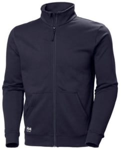 Recalled Helly Hansen Manchester Zip Sweatshirt in navy and black - Style 79212