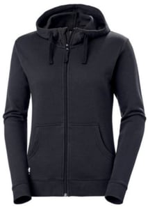 Recalled Helly Hansen W Manchester Zip Hoodie in navy and black - Style 79217