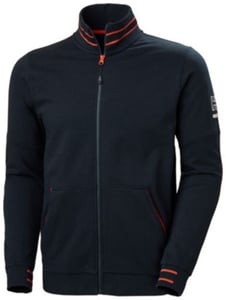 Recalled Helly Hansen Kensington Zip Sweatshirt in navy - Style 79247