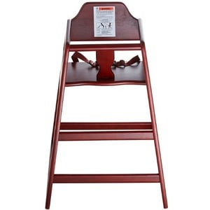 Recalled Lancaster Table & Seating High Chairs Model 164HIGHCKDMO – Mahogany (ready-to-assemble)