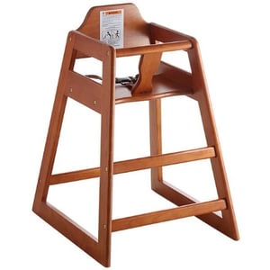 Recalled Lancaster Table & Seating High Chairs Model 164HIGHCWN – Walnut (assembled)