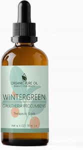 Recalled Organic Pure Oil Wintergreen Essential Oil – 4 fl. oz (118 mL)