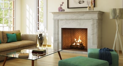 Recalled Ortal direct vent gas fireplace - model name TR90
