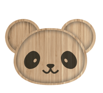 Recalled Primark "Bear" bamboo plate