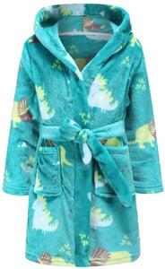 Recalled SGMWVB Children's Robe - green dinosaur