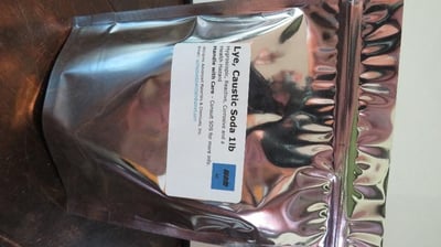 Recalled Williams Advanced Materials & Chemicals - Sodium Hydroxide (Lye, Caustic Soda) bag