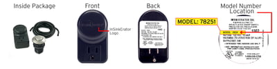 Model 78251 sold with Essential XTR Disposer Packaged with SinkTop Switch