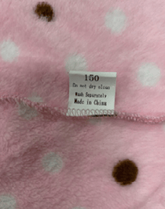 Sewn-in side seam label