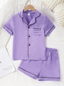 Recalled SHEIN EVRYDAY Kids Children's Pajama Set - purple