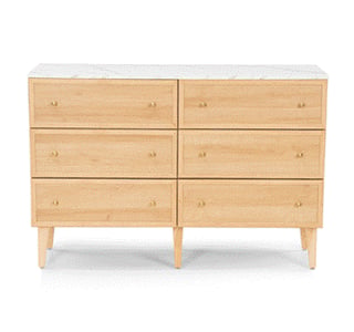 Recalled Sivan six-drawer double dresser (front view)