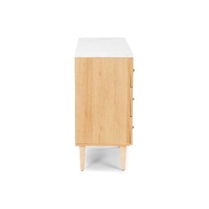 Recalled Sivan six-drawer double dresser (side view)