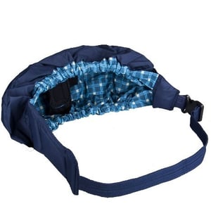 Recalled Joybuy Marketplace Express Sling Carrier with blue and white plaid inner fabric