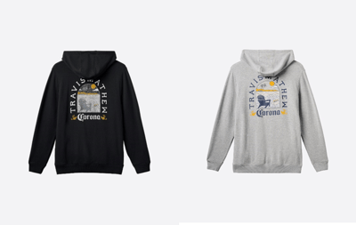 Recalled Men's Abject Lesson Hoodies in Black and Heather Gray with "Corona" Logo