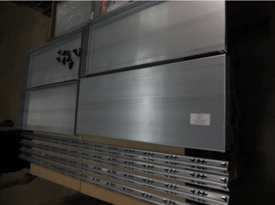 Unassembled Recalled Lidl Powerfix Shelving Unit