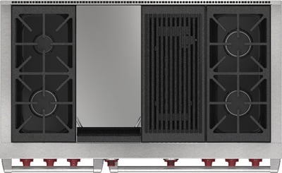 Recalled Wolf Dual Fuel range with infrared griddle (top)