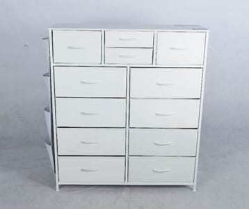 Recalled YaFiti 12-Drawer White Dresser (front view)