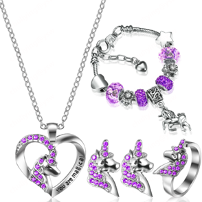 Recalled Yaomiao Unicorn Children's Jewelry Set