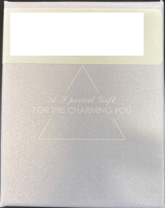 The recalled Yaomiao jewelry comes inside a lavender box with "A Special Gift for the Charming You" printed on it
