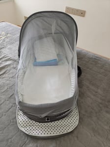 Recalled ZHORANGE Baby portable bassinet (front)