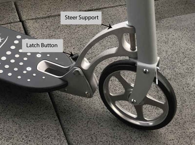 Xootr Scooter Steer Support with QuickClick Latch