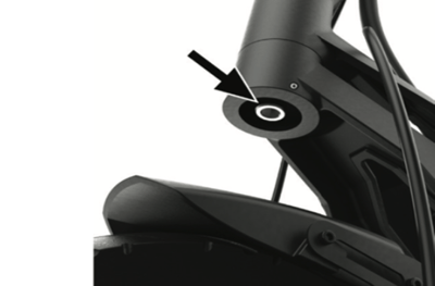Location of the bolt on the recalled Apollo Phantom Electric Scooter