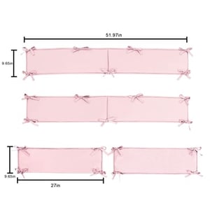Recalled AUGNORYE Padded Cushioned Crib Bumpers