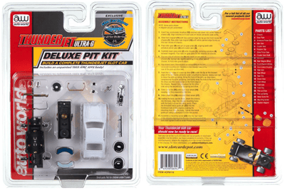 Recalled Auto World 1969 AMC AMX Thunderjet Deluxe Pit Kit 1:64, Item# CP8118, UPC Code: 8-49398-06947-9, Date Code: 11/15/23CH1