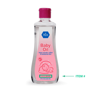Recalled MedPride Baby Oil - Front