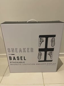 Recalled Culture King's Stackable Magnetic Levitation Sneaker Display – packaging