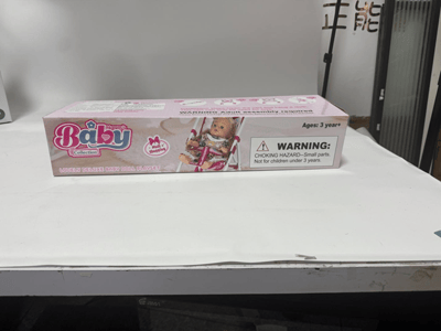 Recalled Baby Doll Playset package - side