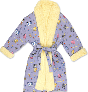 Recalled Bellabu Bear Children's Robe - Minecraft Pixel Pals