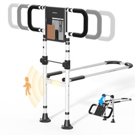 Recalled Beloems Adult Portable Bed Rail – black handles