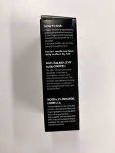 Recalled Sefudun 5% Minoxidil Hair Growth Serum Kit for Men Packaging (Box Side)