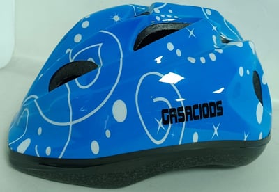 Recalled Gasaciods Children's Multi-Purpose Helmet (Blue - side view)