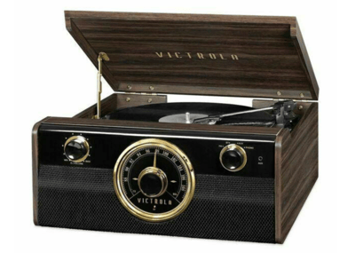 Recalled VTA-240B-ESP Wood Metropolitan Bluetooth Record Player with 3-Speed Turntable