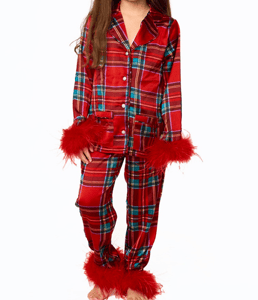 Recalled Mini Danica Loungewear Set – Tartan (BK1006)