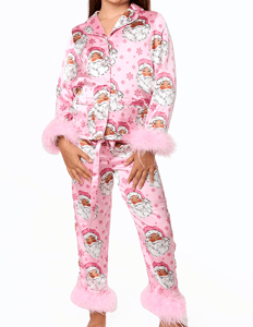 Recalled Mini Danica Loungewear Set – Kris Kringle (BK1108)