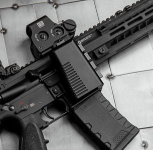 Recalled AR-15 Chamber Lock Pro Inserted in a Firearm (Black)