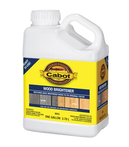 Valspar Cabot-branded wood brightener