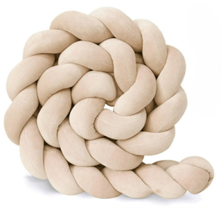Recalled braided crib bumper