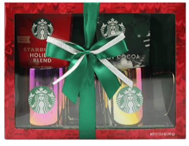 Recalled Starbucks Holiday Gift Set with 2 Mugs (As Sold)